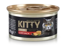 Comida Húmida para Gato Adulto Mousse com Vaca