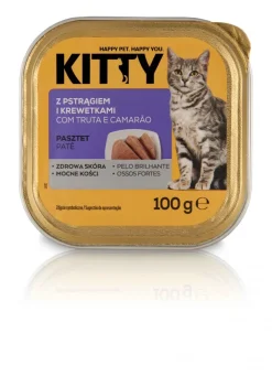 Comida Húmida para Gato Adulto Patê com Truta e Camarão