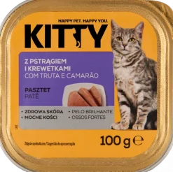 Comida Húmida para Gato Adulto Patê com Truta e Camarão