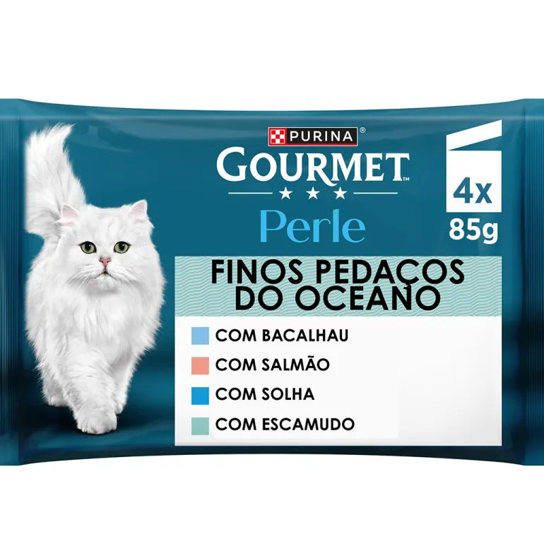 Comida Húmida para Gato Adulto Pedaços do Oceano