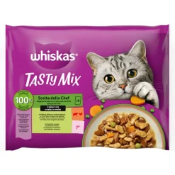 Comida Húmida para Gato Adulto Tasty Mix Carnes em Molho