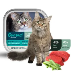 Comida Húmida para Gato com Vaca e Ervilhas