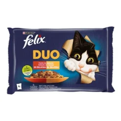 Comida Húmida para Gato Duo Carnes em Gelatina