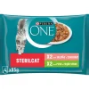 Comida Húmida para Gato Esterilizado Mix Salmão e Peru