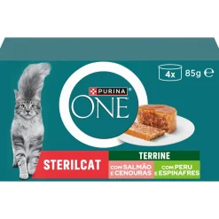 Comida Húmida para Gato Esterilizado Mix Peru e Salmão