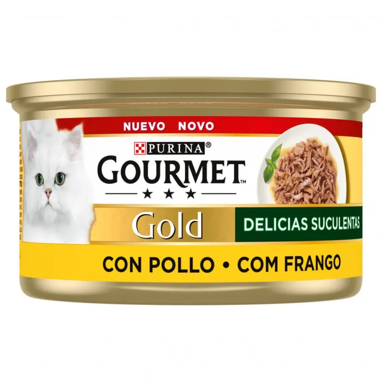 Comida Húmida para Gato Gold Delícias Suculentas com Frango