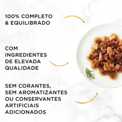 Comida Húmida para Gato Gold Duplo Prazer com Peixe