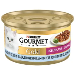 Comida Húmida para Gato Gold Duplo Prazer com Peixe