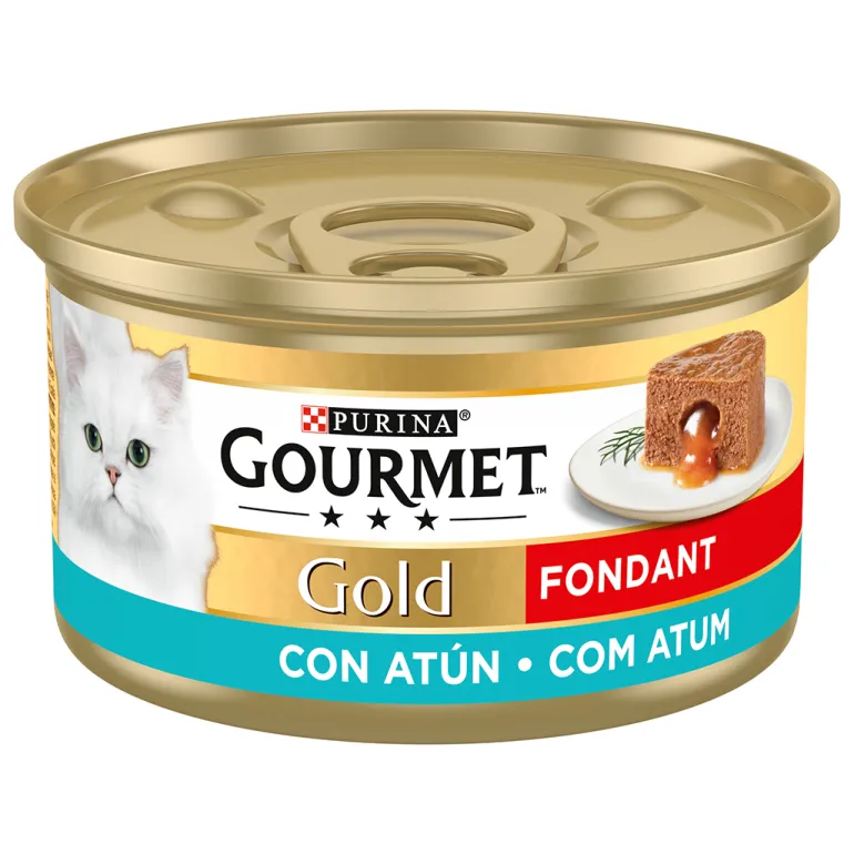 Comida Húmida para Gato Gold Fondant com Atum