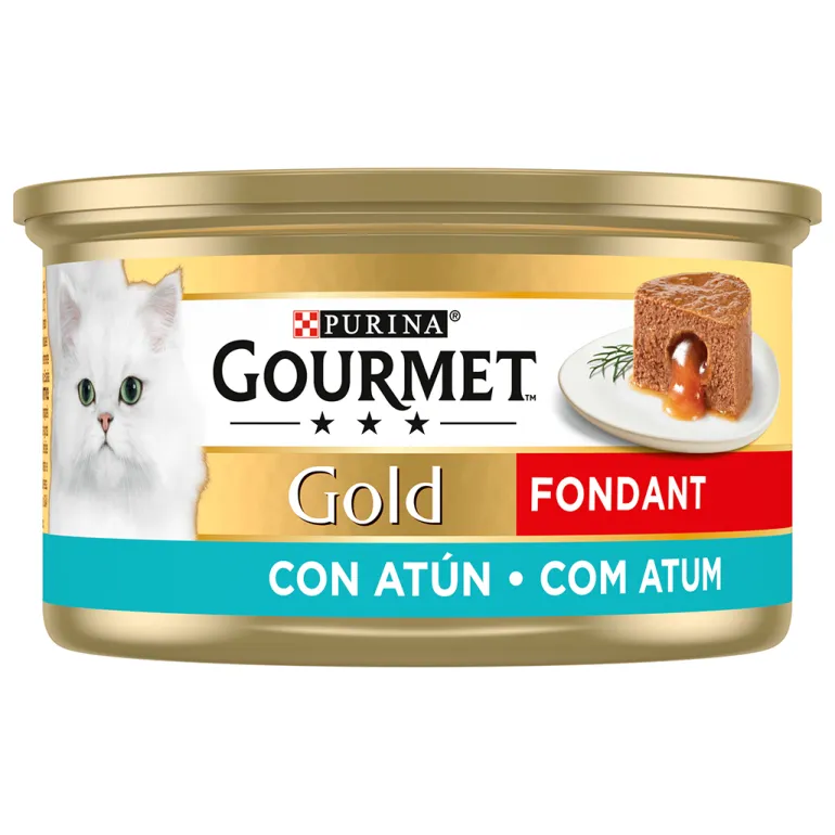 Comida Húmida para Gato Gold Fondant com Atum