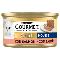 Comida Húmida para Gato Gold Mousse com Salmão