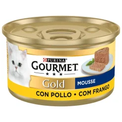 Comida Húmida para Gato Gold Mousse com Frango