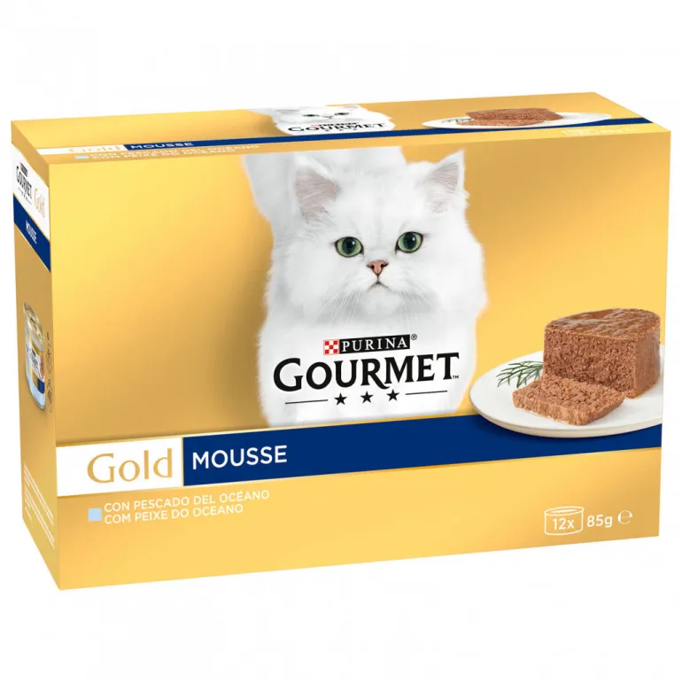 Comida Húmida para Gato Gold Mousse com Peixe