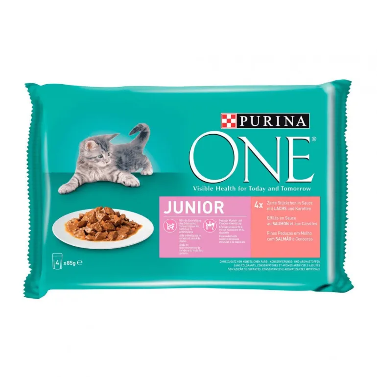 Comida Húmida para Gato Júnior com Salmão