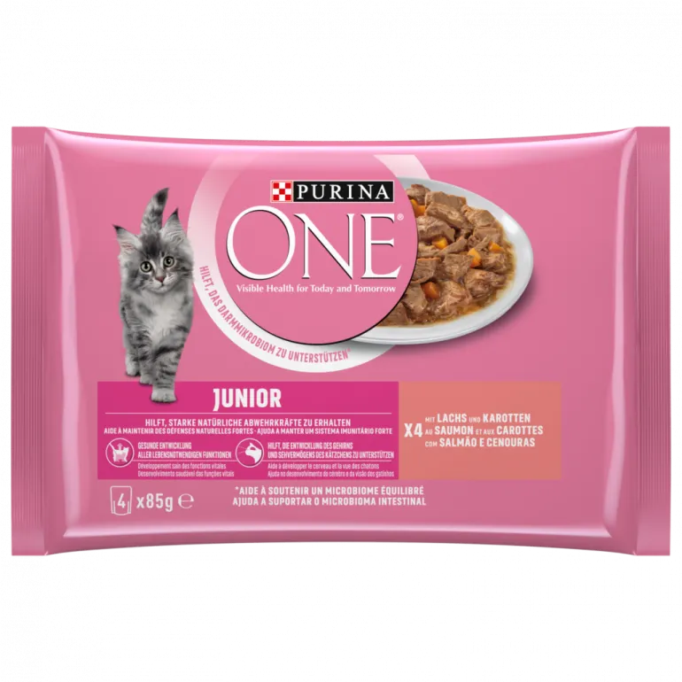 Comida Húmida para Gato Júnior com Salmão