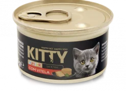 Comida Húmida para Gato Júnior Mousse com Vitela
