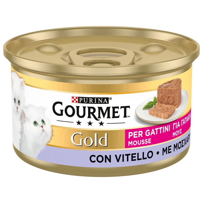Comida Húmida para Gato Júnior Mousse com Vitela