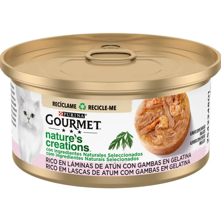 Comida Húmida para Gato Nature's Creations com Atum e Gambas