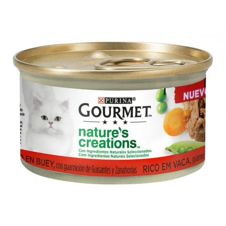 Comida Húmida para Gato Nature's Creations com Vaca