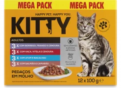 Comida Húmida para Gato Pedaços em Molho Mix