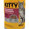 Comida Húmida para Gato Pedaços Vaca e Fígado em Molho