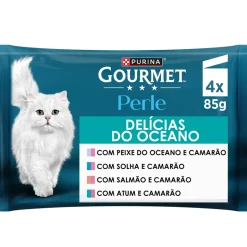 Comida Húmida para Gato Perle Delícias do Oceano