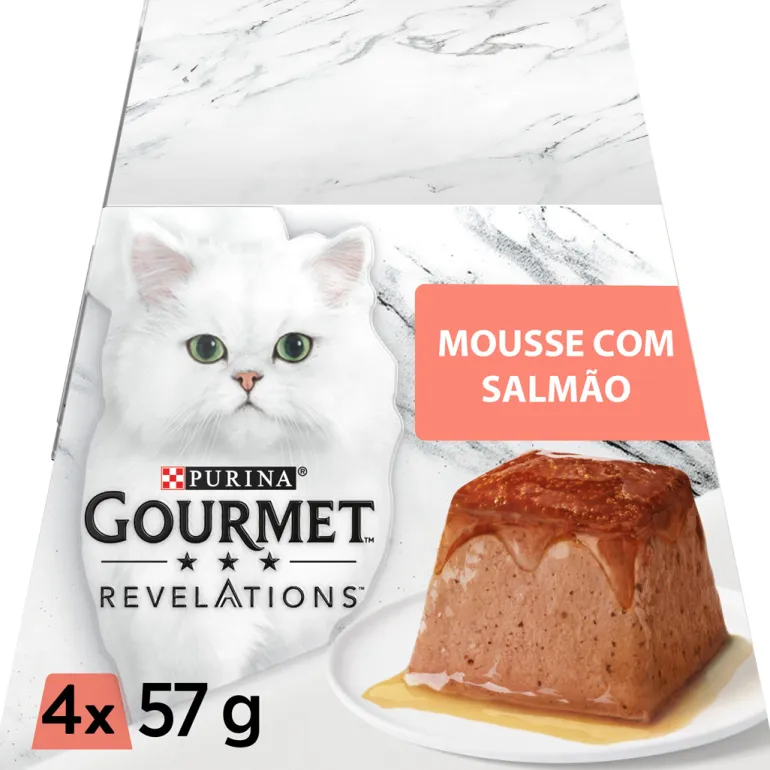 Comida Húmida para Gato Revelations Salmão em Gelatina