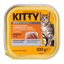 Comida Húmida para Gato Sénior Patê com Frango e Borrego