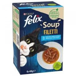 Comida Húmida para Gato Soup Filetti com Peixes