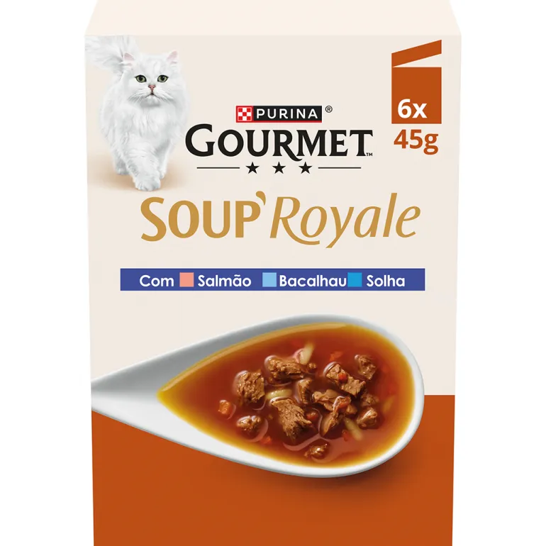 Comida Húmida para Gato Soup Royal Peixes