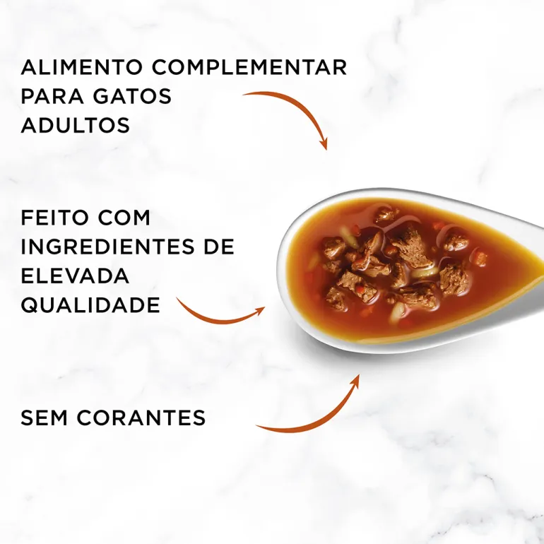 Comida Húmida para Gato Soup Royal Salmão
