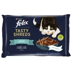 Comida Húmida para Gato Tasty Shreds Salmão e Atum