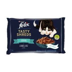Comida Húmida para Gato Tasty Shreds Salmão e Atum