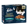 Comida Húmida para Gato Tasty Shreds Seleção Peixes