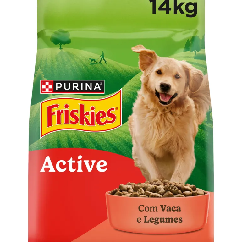 Comida Seca para Cão Active com Vaca