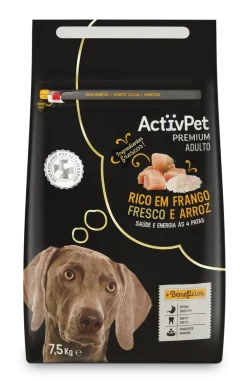 Comida Seca para Cão Adulto Premium com Frango e Arroz