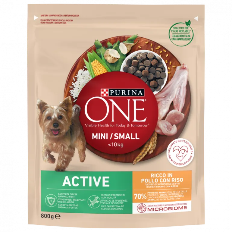 Comida Seca para Cão Mini Active com Frango