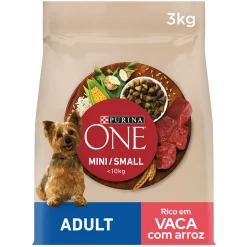 Comida Seca para Cão Mini Adulto com Vaca