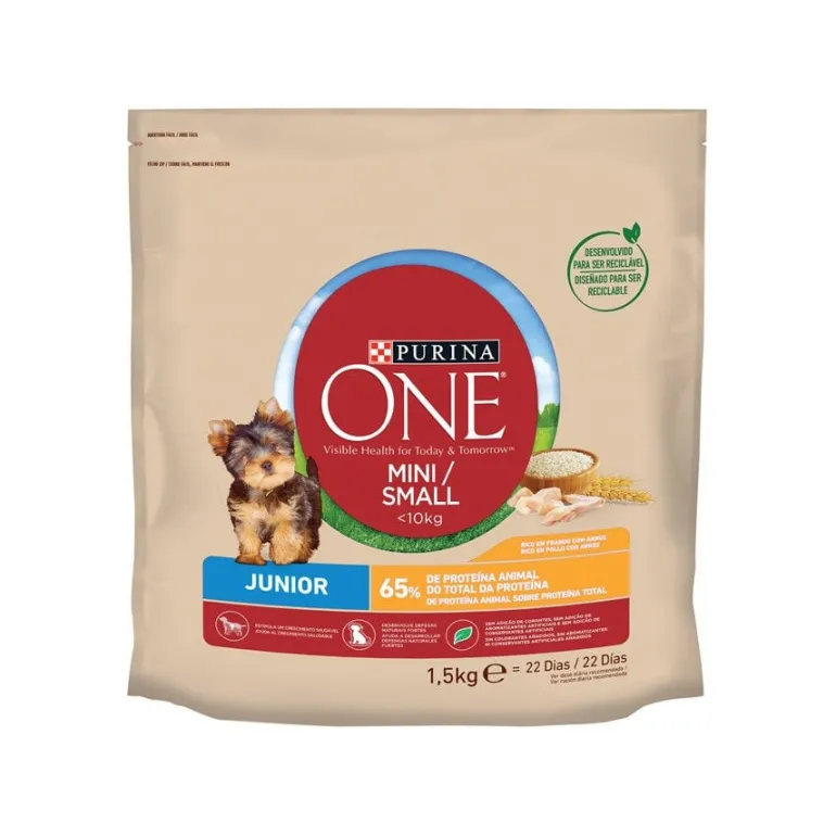 Comida Seca para Cão Mini Júnior com Frango