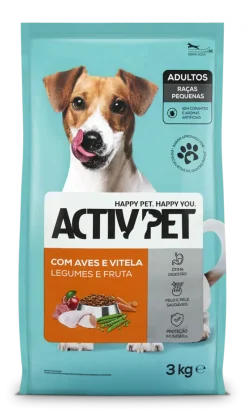 Comida Seca para Cão Raças Pequenas com Aves e Vitela