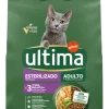 Comida Seca para Gato Adulto Esterilizado com Frango