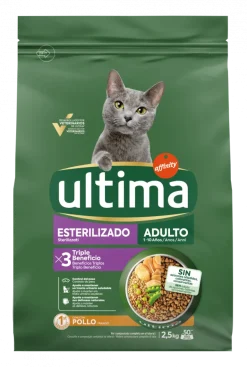 Comida Seca para Gato Adulto Esterilizado com Frango