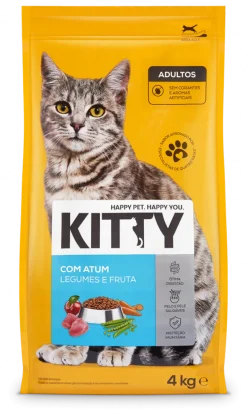 Comida Seca para Gato com Atum, Legumes e Fruta