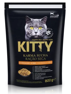 Comida Seca para Gato com Frango e Arroz