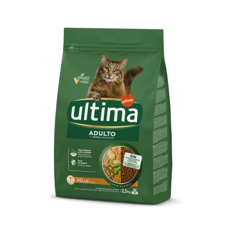 Comida Seca para Gato com Frango