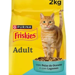 Comida Seca para Gato com Peixe e Legumes