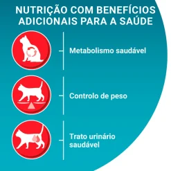 Comida Seca para Gato Esterilizado com Salmão