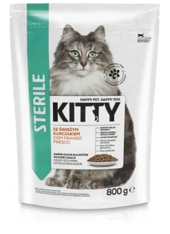 Comida Seca para Gato Esterilizado com Frango