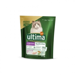 Comida Seca para Gato Esterilizado Bolas de Pêlo com Peru