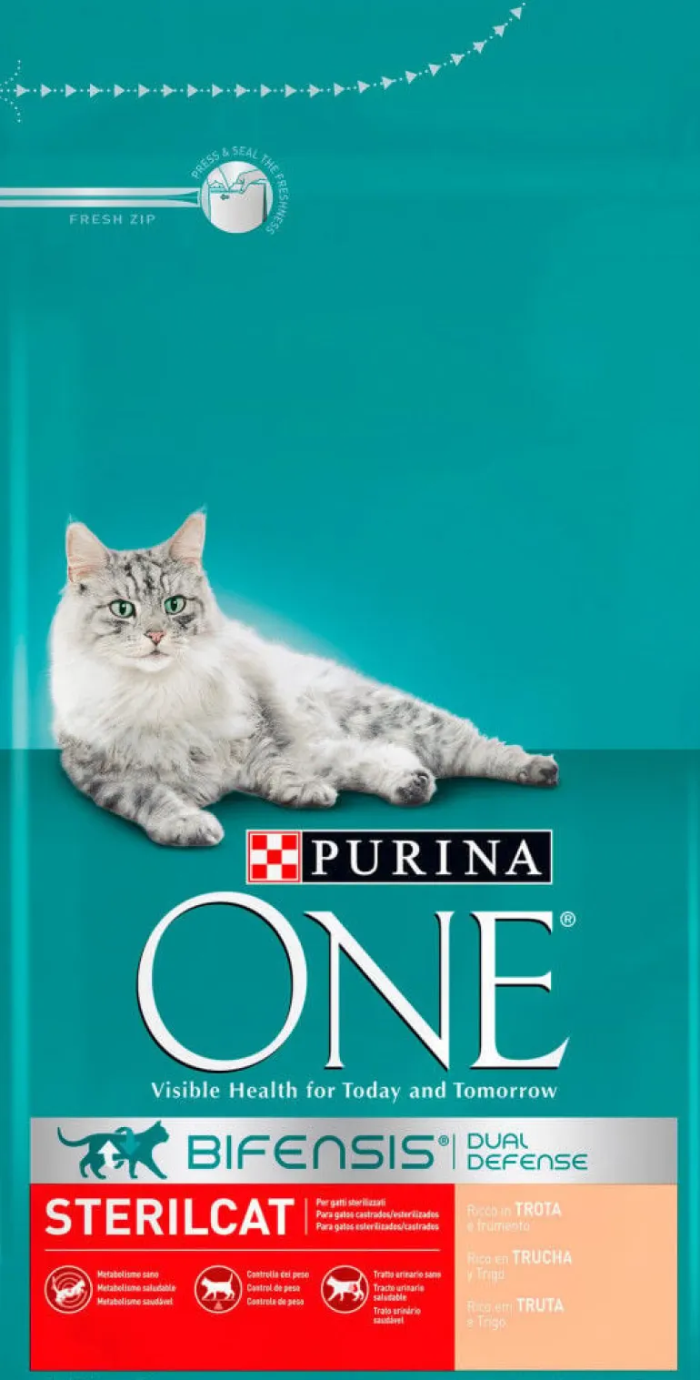 Comida Seca para Gato Esterilizado com Truta